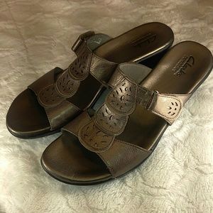 Clarks Leather Sandals